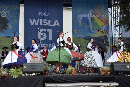 Mała scena Tygodnia Kultury Beskidzkiej w Wiśle